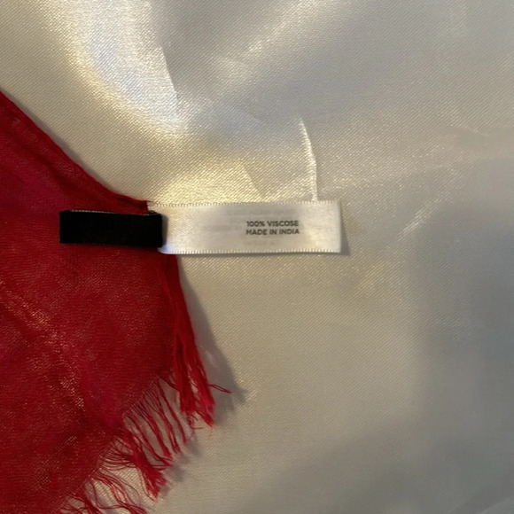 ♥️ Talbots Vintage Red & white polkadot, scarf, and belt and tassel necklace ♥️ - Picture 5 of 9